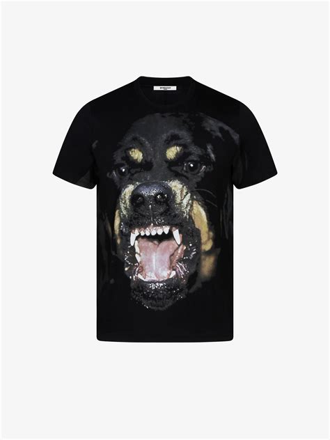 givenchy dog t-shirt|Givenchy rottweiler tee.